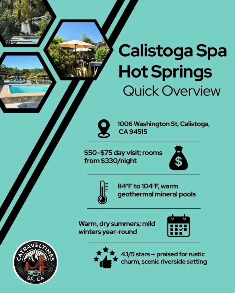 Calistoga Spa Hot Springs Quick Details