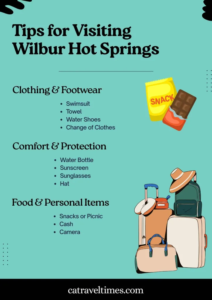 What Should I Pack for Wilbur Hot Springs