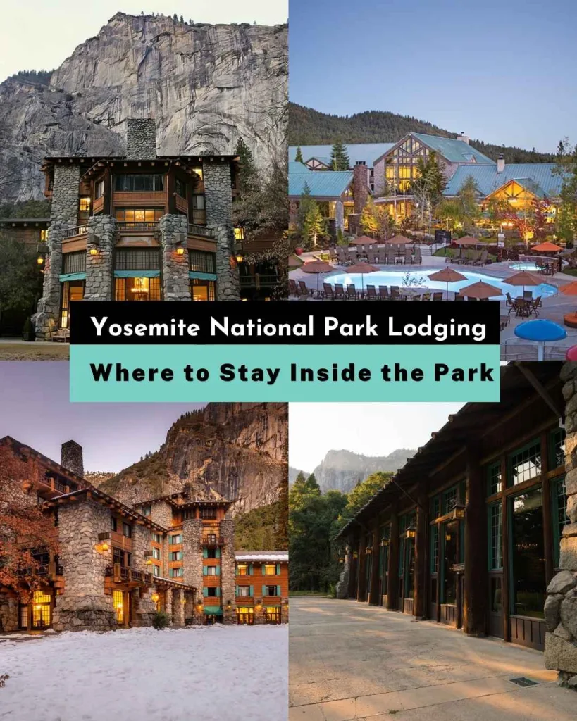 Yosemite National Park Lodging Where to Stay Inside the Park
