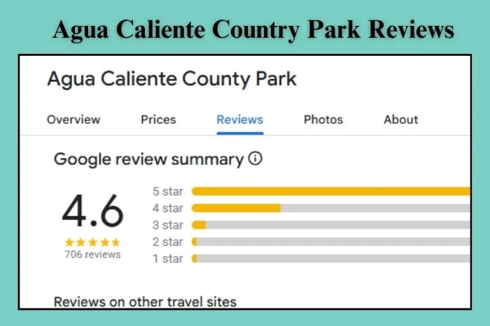 Agua Caliente County Park Reviews
