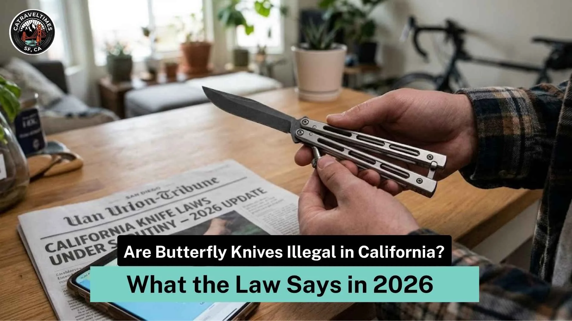 Are Butterfly Knives Illegal in California? What the Law Says in 2026 1 Are Butterfly Knives Illegal in California