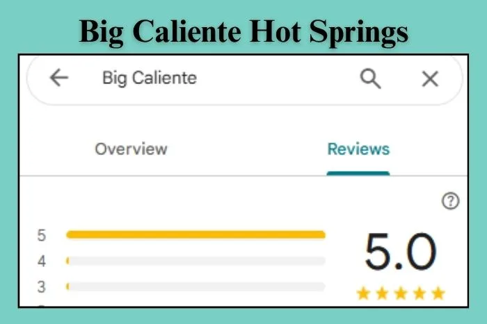 Big Caliente Hot Springs Reviews