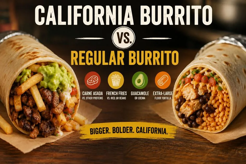 California Burrito vs. Regular Burrito — What's the Difference?