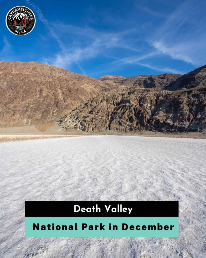 Death Valley National Park in December