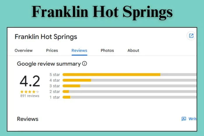 Franklin Hot Springs Reviews