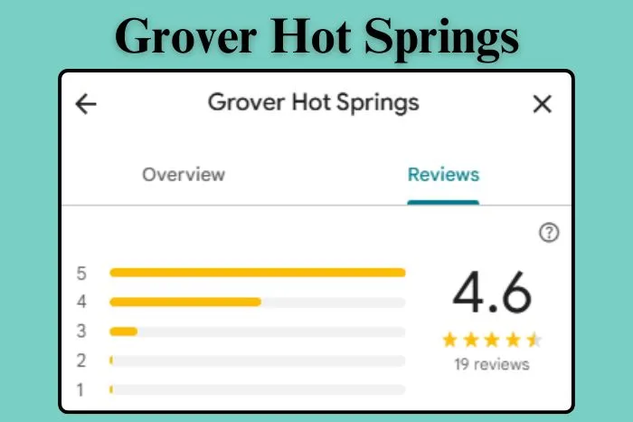 Grover Hot Springs Reviews