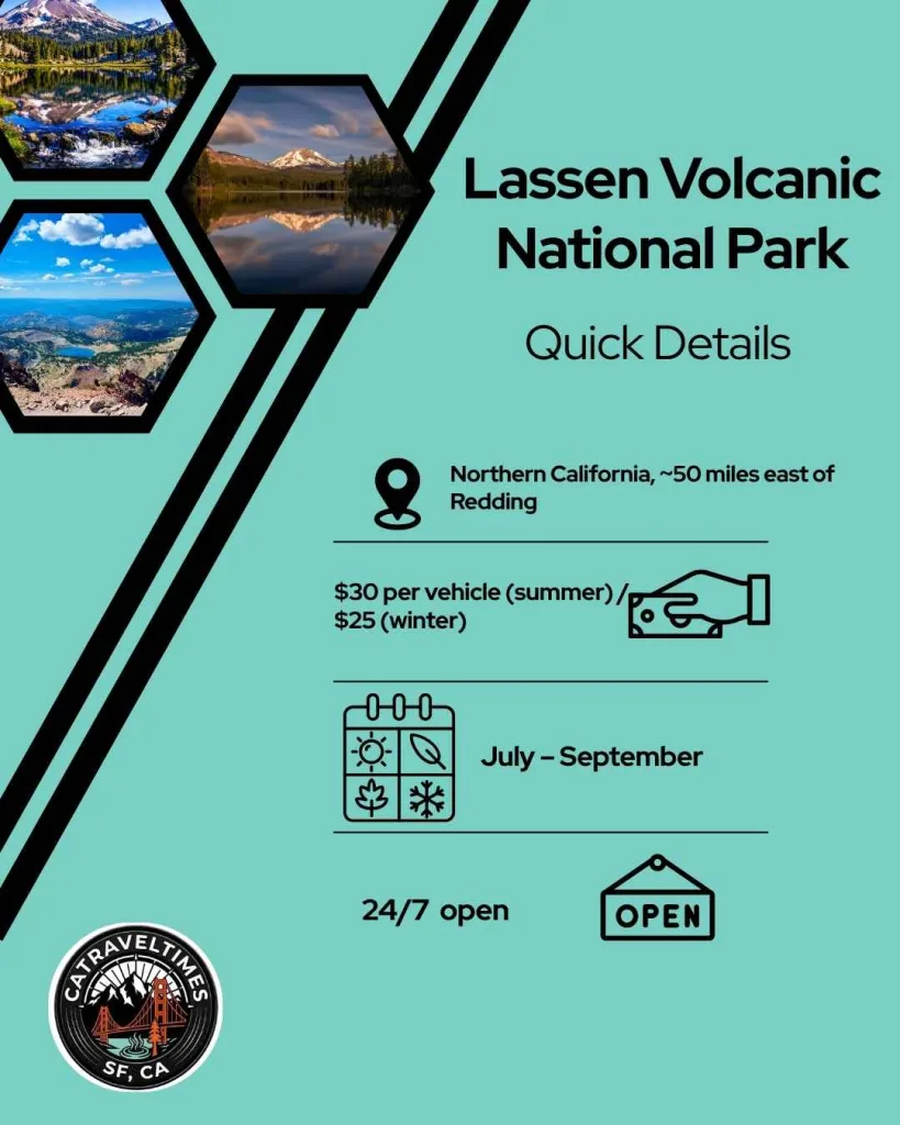lassen volcanic national park itinerary: Quick Details