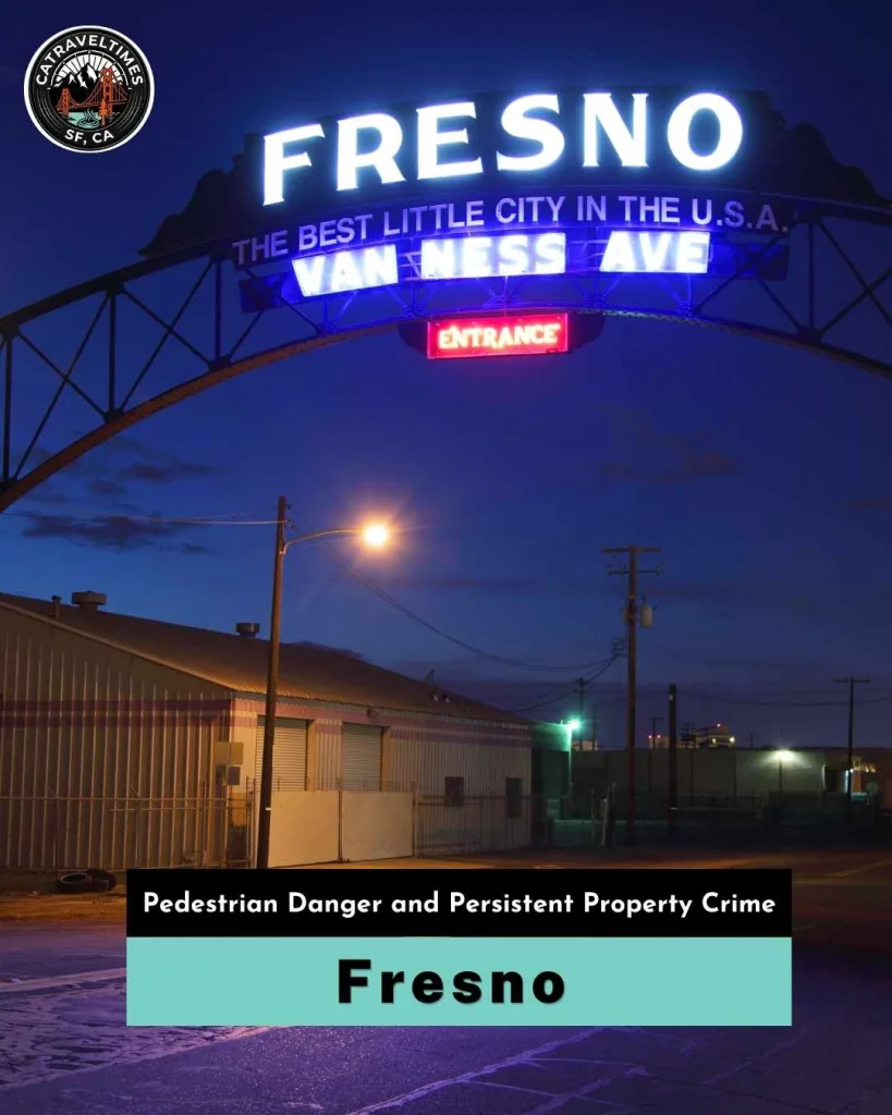 Fresno — Pedestrian Danger and Persistent Property Crime