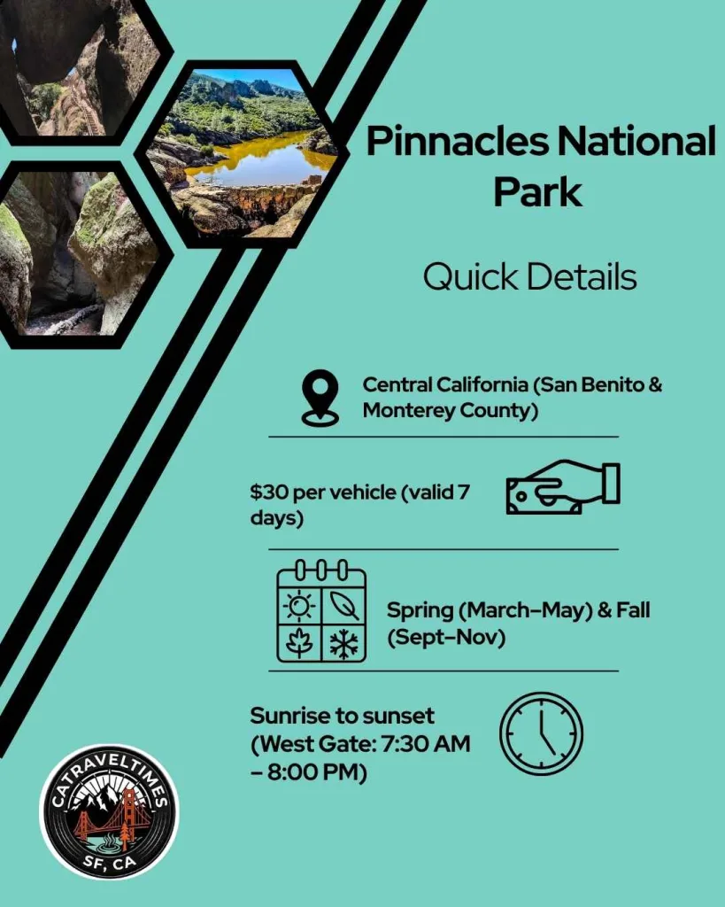 bear gulch cave trail and reservoir hike in pinnacles