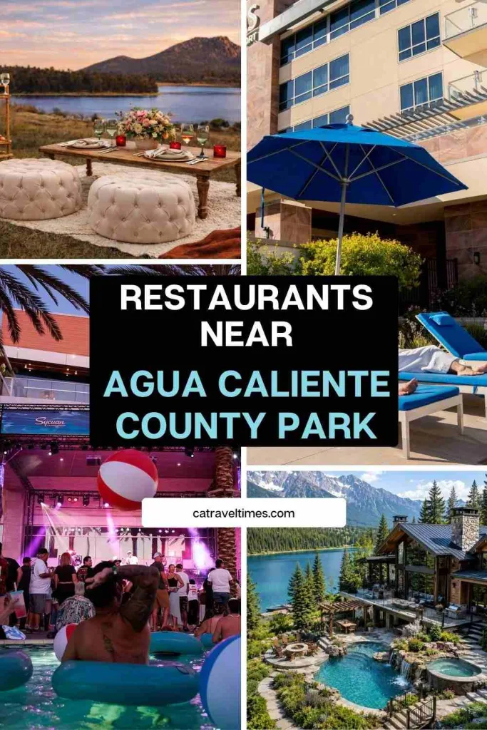 Restaurants Near Agua Caliente County Park