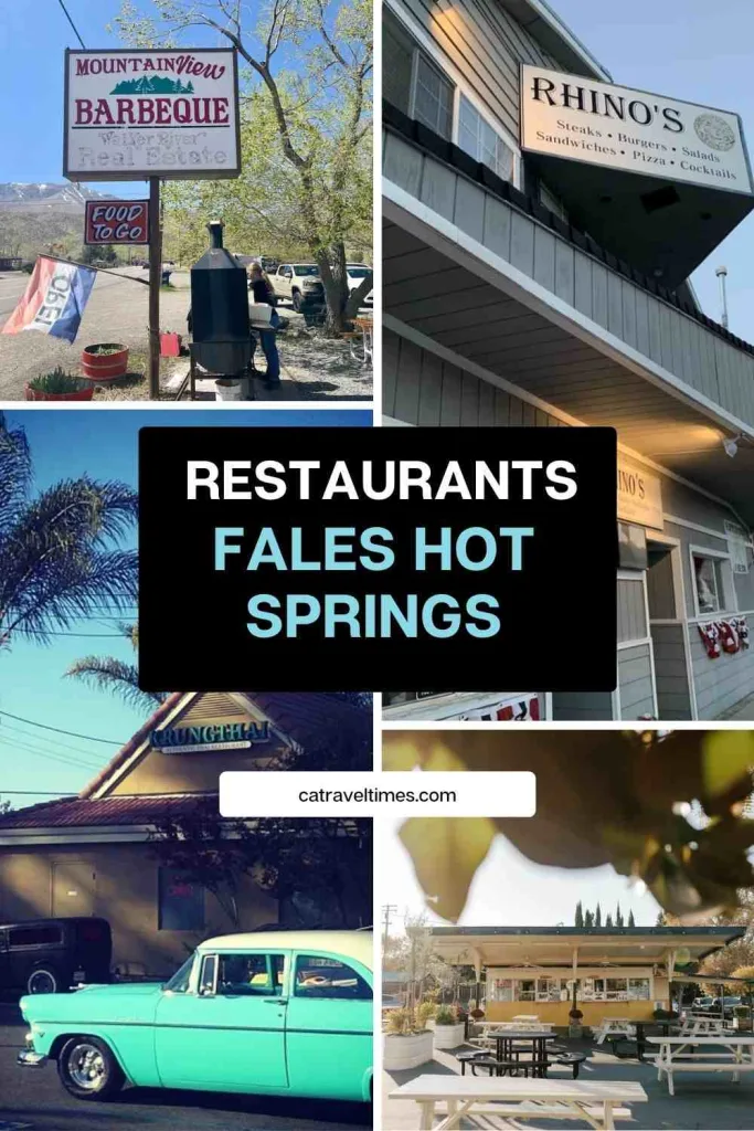 Restaurants Near Fales Hot Springs