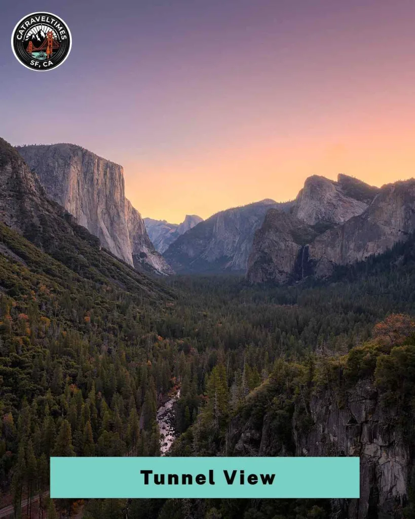 Stop at Tunnel View (The First WOW Moment)