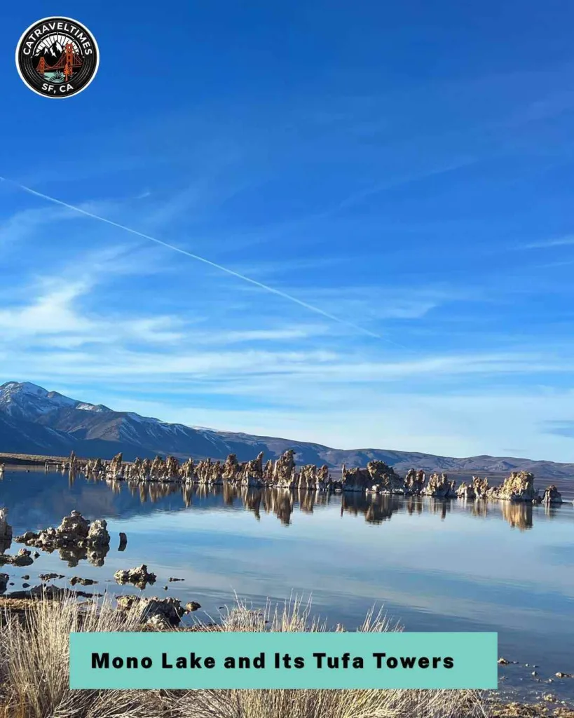 Drive to Mono Lake and Its Tufa Towers