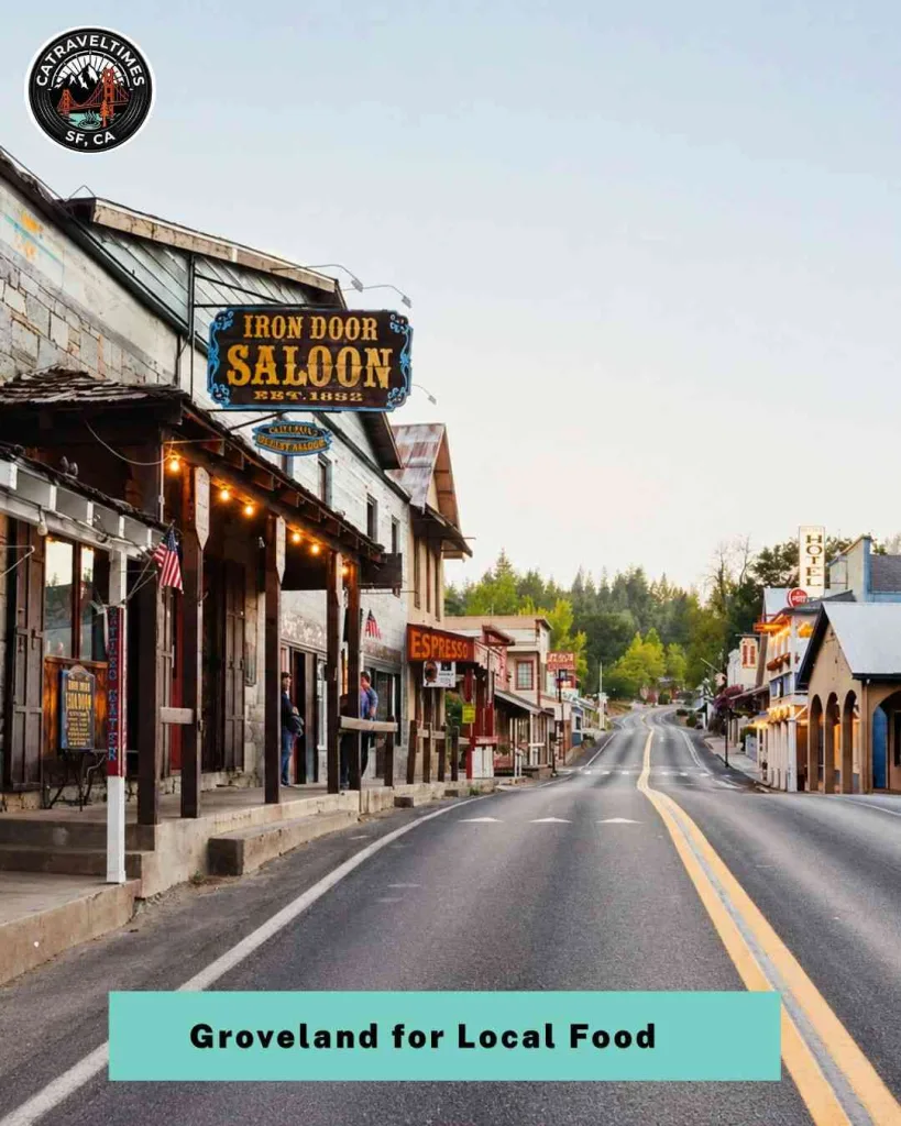 Stop in Groveland for Local Food and History