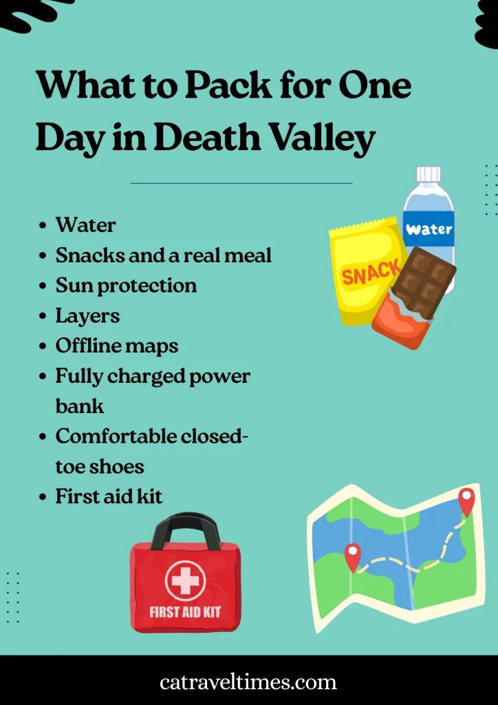 What to Pack for One Day in Death Valley