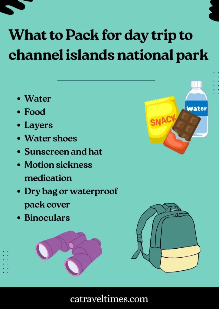 Day Trip to Channel Islands National Park: My Complete Experience Guide 9 What to Pack for Your Day Trip