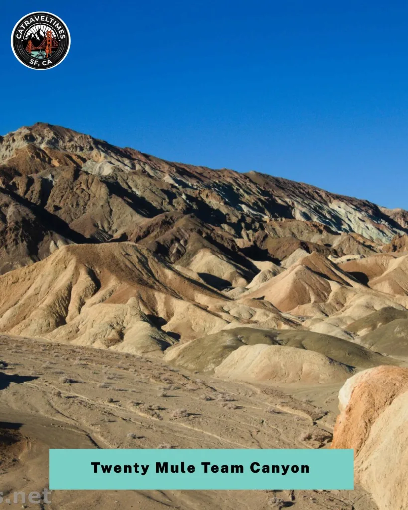  Take the Scenic Drive Through Twenty Mule Team Canyon