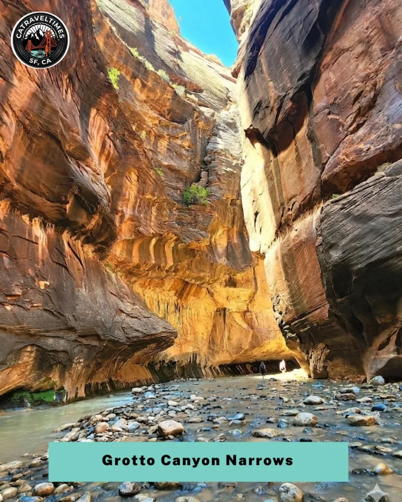 Scramble Through the Grotto Canyon Narrows