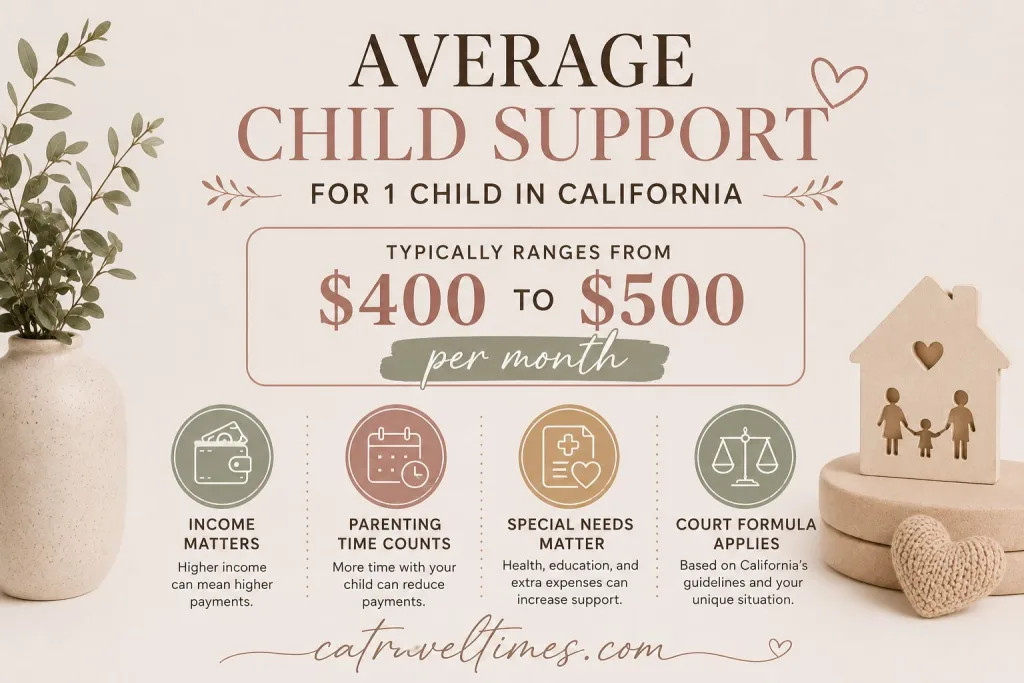 How Much Is Child Support for 1 Kid in California? Complete Guide 2026 2 Average Child Support Payment for 1 Child in California