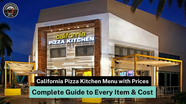 California Pizza Kitchen Menu with Prices