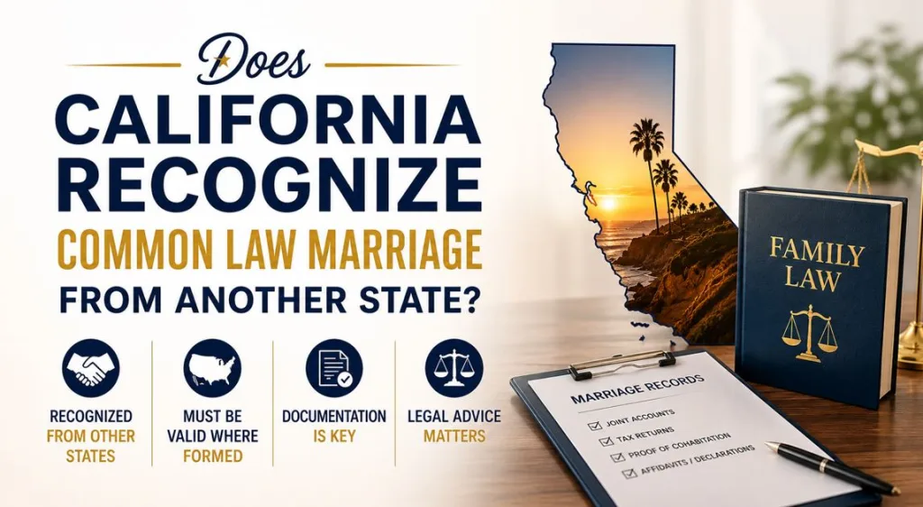Does California Recognize Common Law Marriage From Another State?
