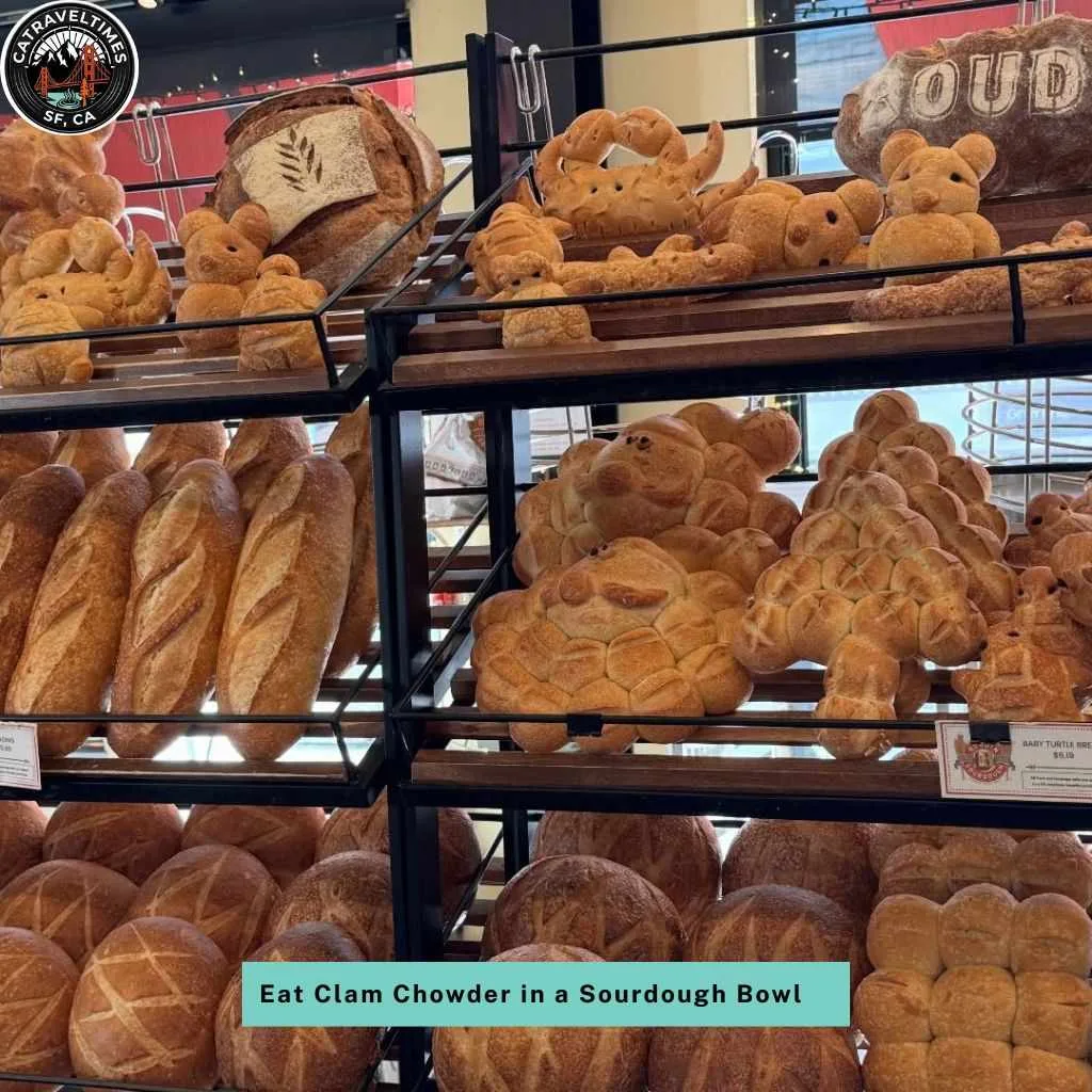 Eat Clam Chowder in a Sourdough Bowl