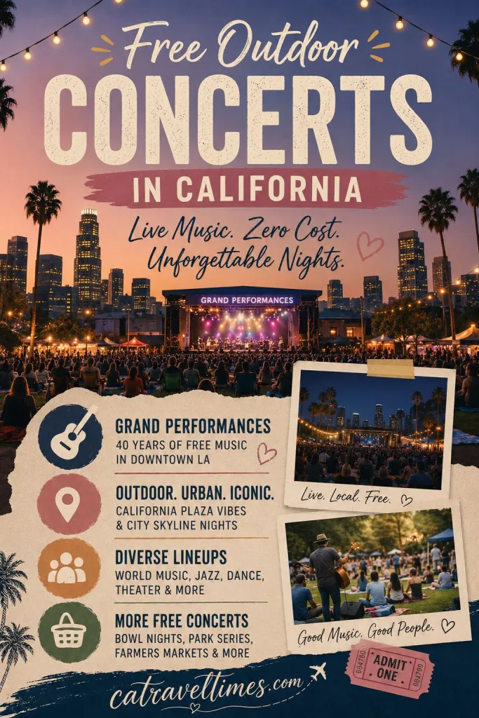Free Outdoor Concerts in California