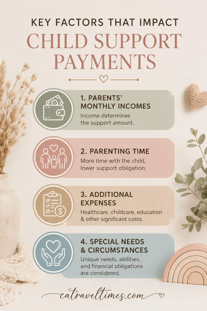 How Much Is Child Support for 1 Kid in California? Complete Guide 2026 5 Key Factors That Impact Child Support Payments
