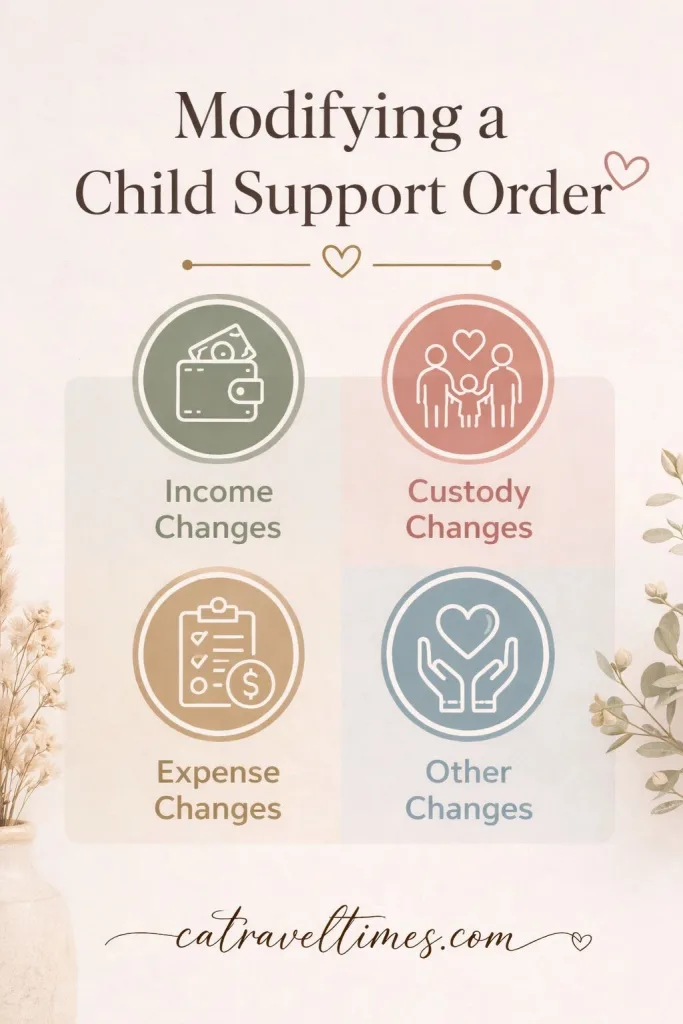 How Much Is Child Support for 1 Kid in California? Complete Guide 2026 8 How to Modify or Change a Child Support Order