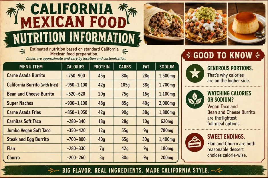 Nutrition Information