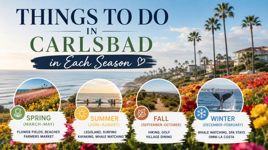 Things to Do in Carlsbad in Each Season