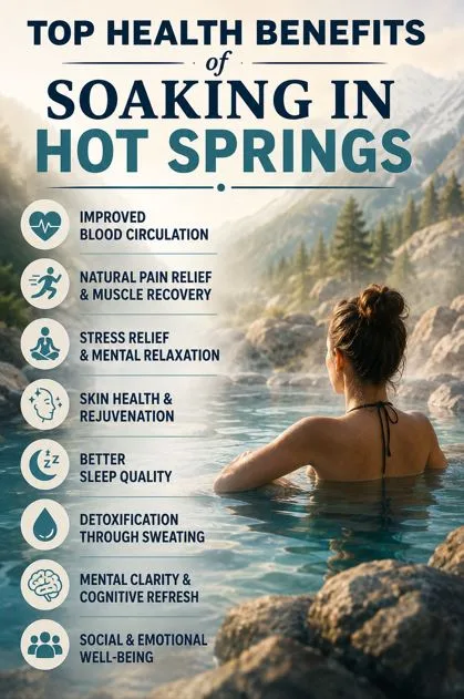 Top Health Benefits of Soaking in Hot Springs