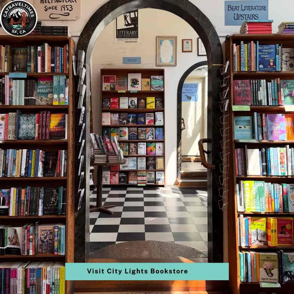 Visit City Lights Bookstore