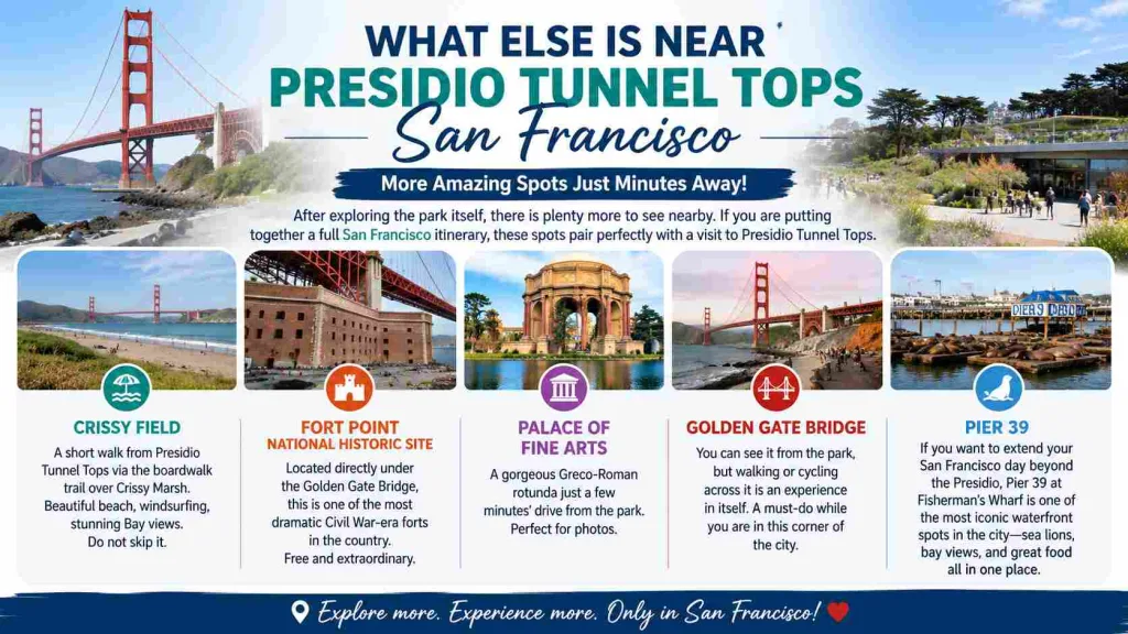 What Else Is Near Presidio Tunnel Tops San Francisco