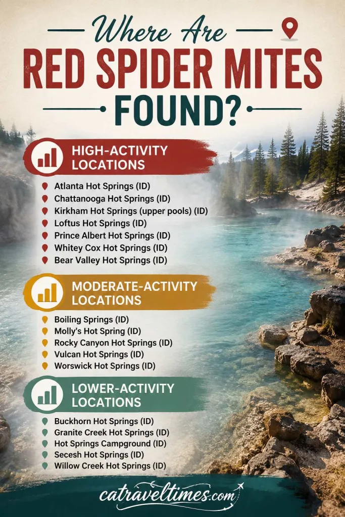 Where Are Red Spider Mites Found