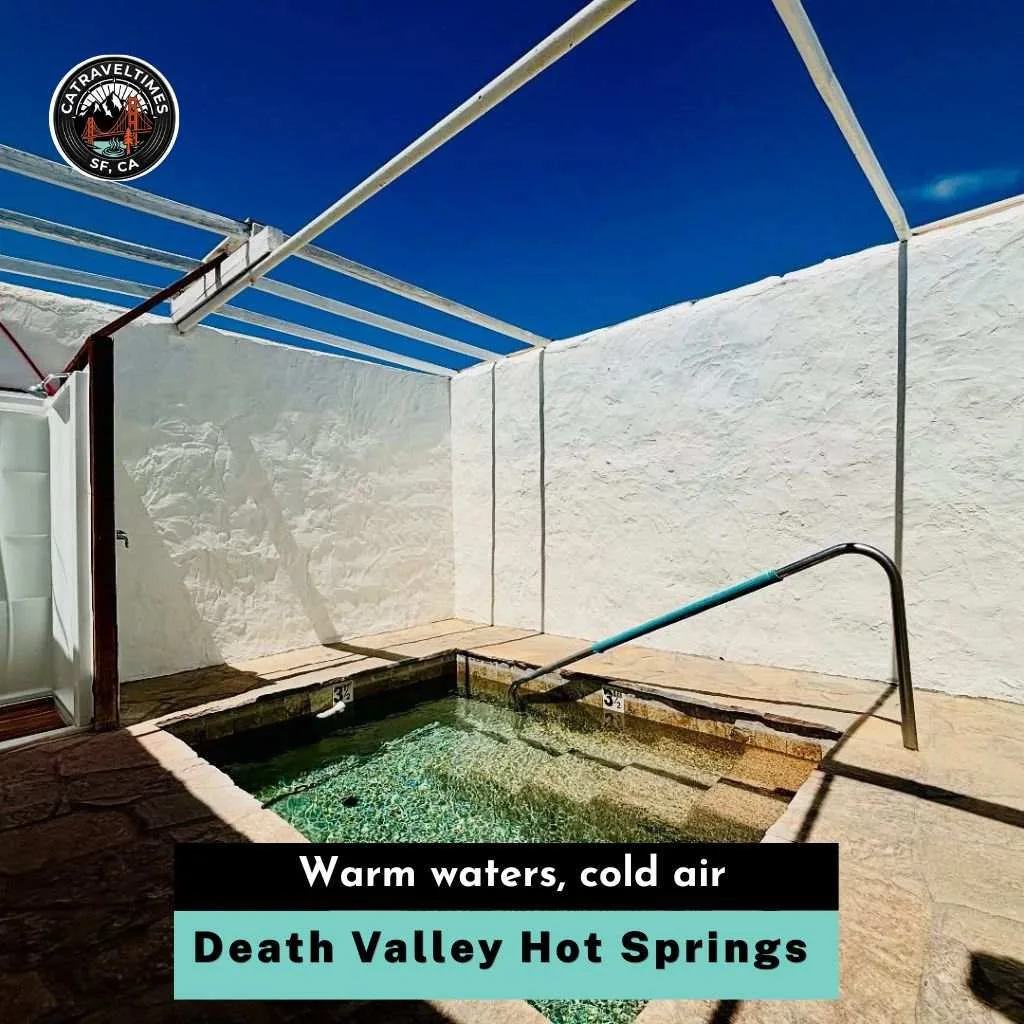 Death Valley Hot Springs Warm waters, cold air