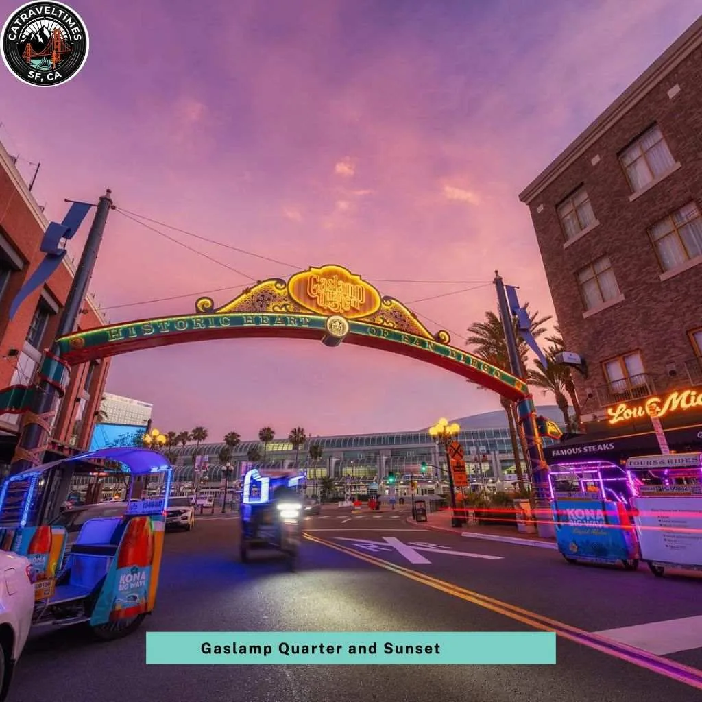  Gaslamp Quarter and Sunset