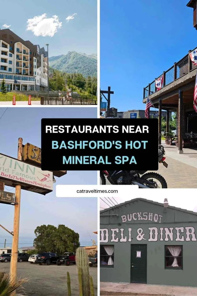 Restaurants Near Bashford's Hot Mineral Spa