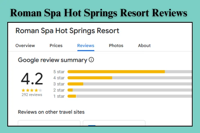 Roman Spa Hot Springs Resort Reviews