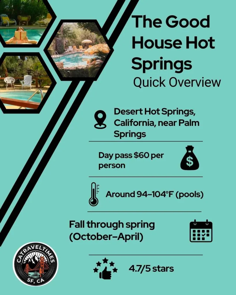 The Good House Hot Springs: Quick Detail