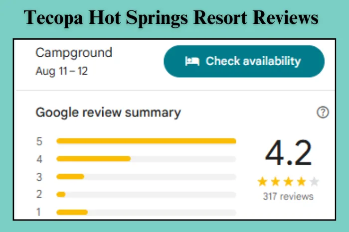 Tecopa Hot Springs Resort Reviews