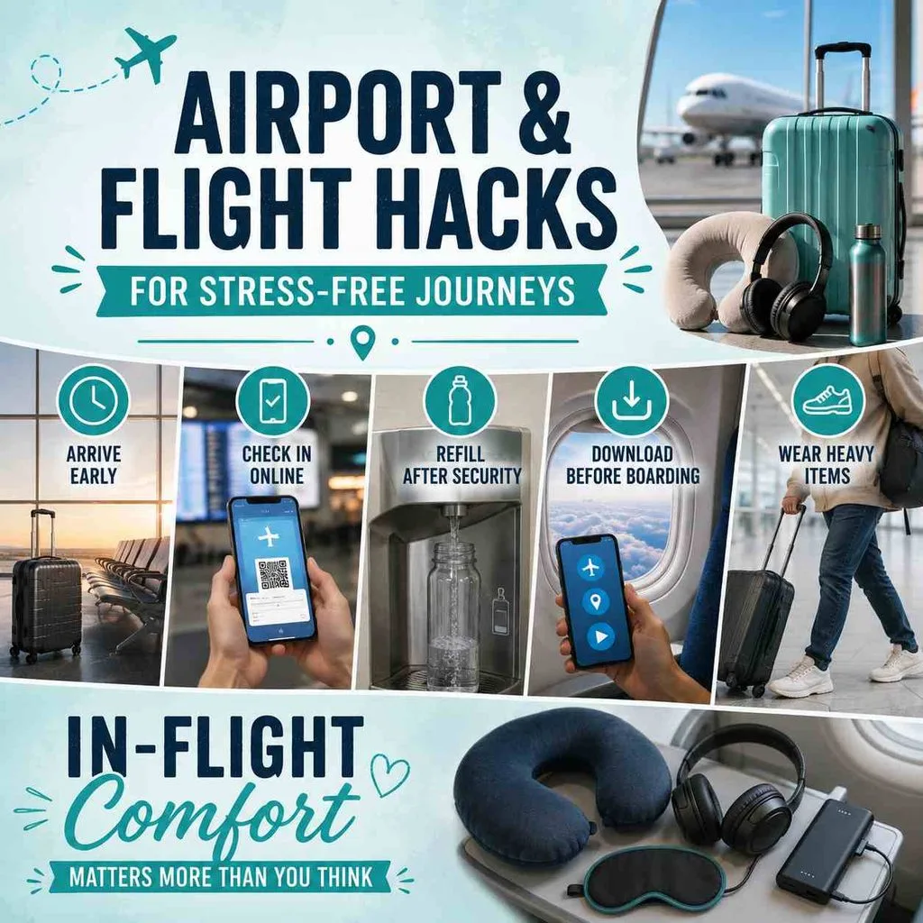 Airport and Flight Hacks for Stress-Free Journeys