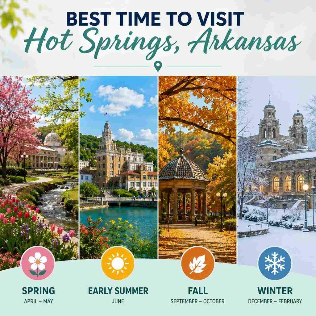 Best Time to Visit Based on Hot Springs Arkansas Weather