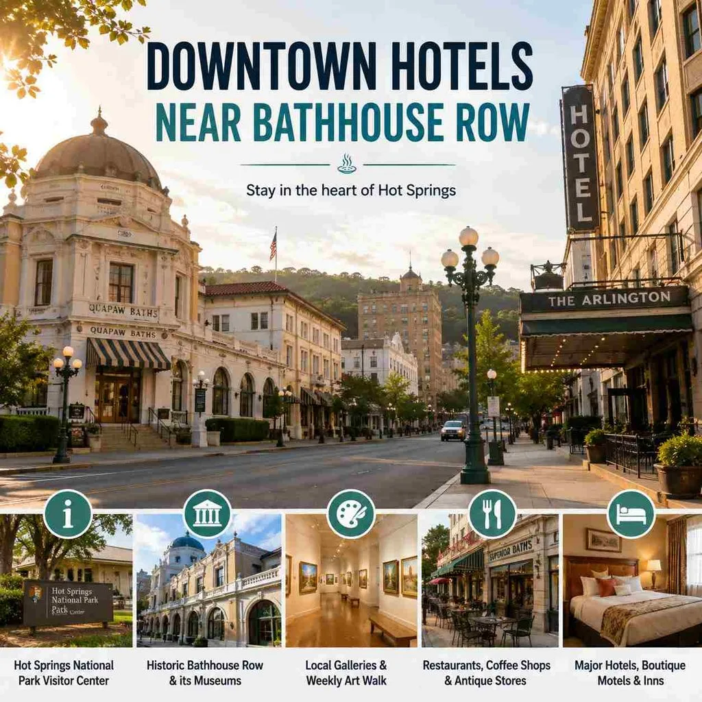 Hotels in Hot Springs, Arkansas: The Complete Guide to Where to Stay 5 Downtown Hotels Near Bathhouse Row