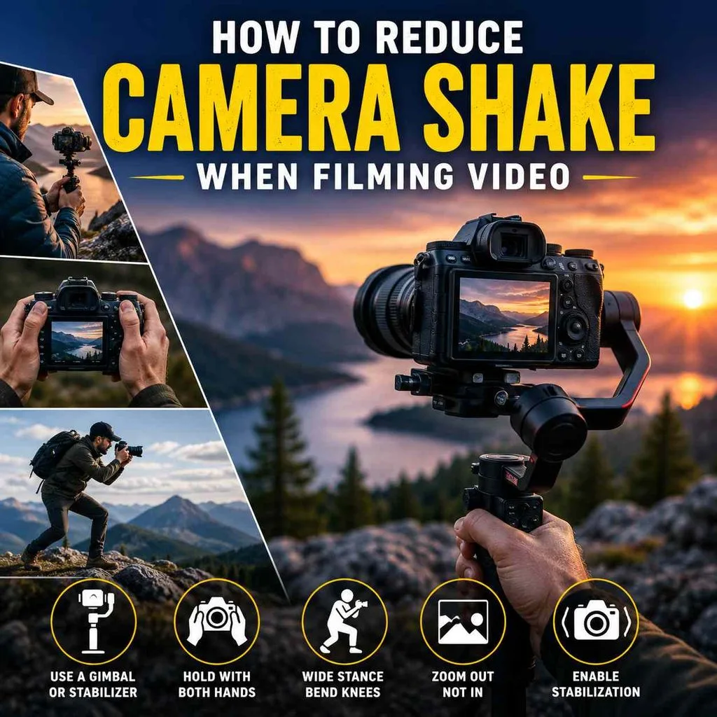 How to Reduce Camera Shake When Filming Video