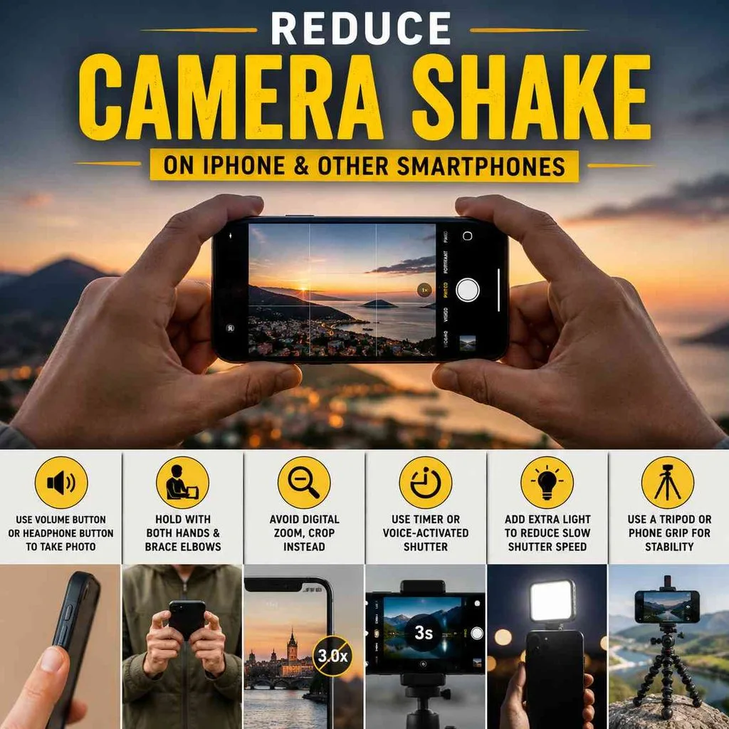 Reduce Camera Shake on iPhone and Other Smartphones