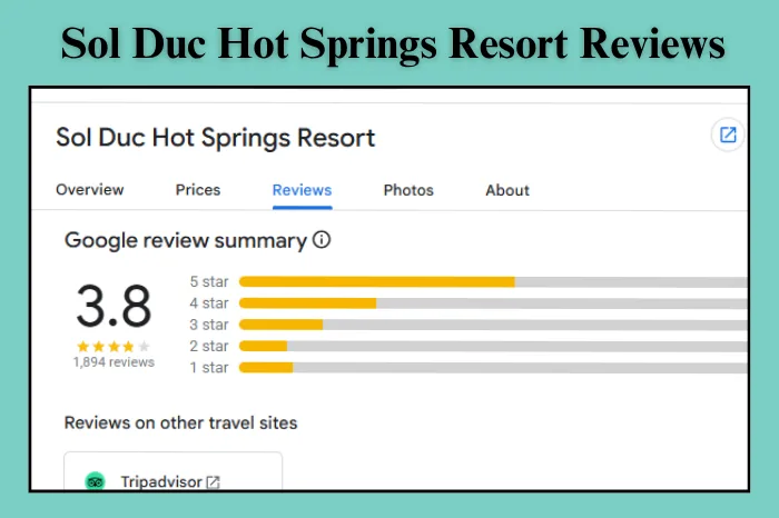 Sol Duc Hot Springs Resort Reviews