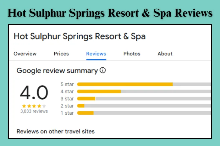 Hot Sulphur Springs Resort & Spa: A Complete Visitor Guide 2026 10 Hot Sulphur Springs Resort & Spa Reviews