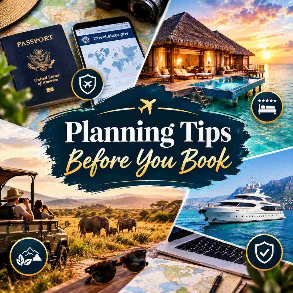 A Few Planning Tips Before You Book