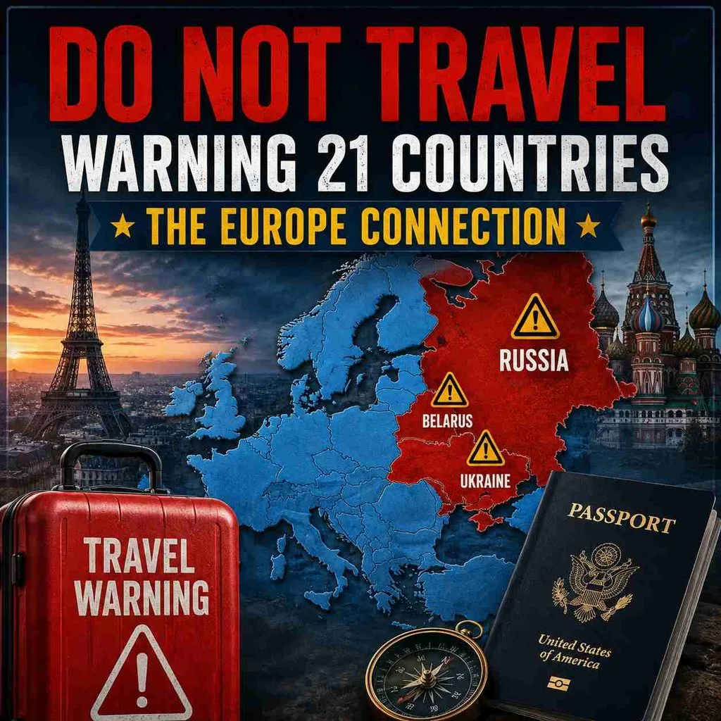 Do Not Travel Warning 21 Countries: The Europe Connection